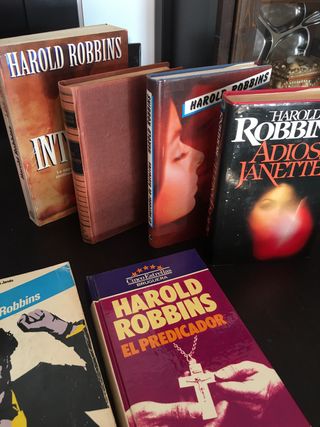 Pack lote 6 libros HAROLD ROBBINS.