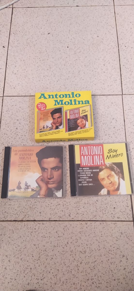 Doble cd original...ANTONIO MOLINA...los dos 10€..