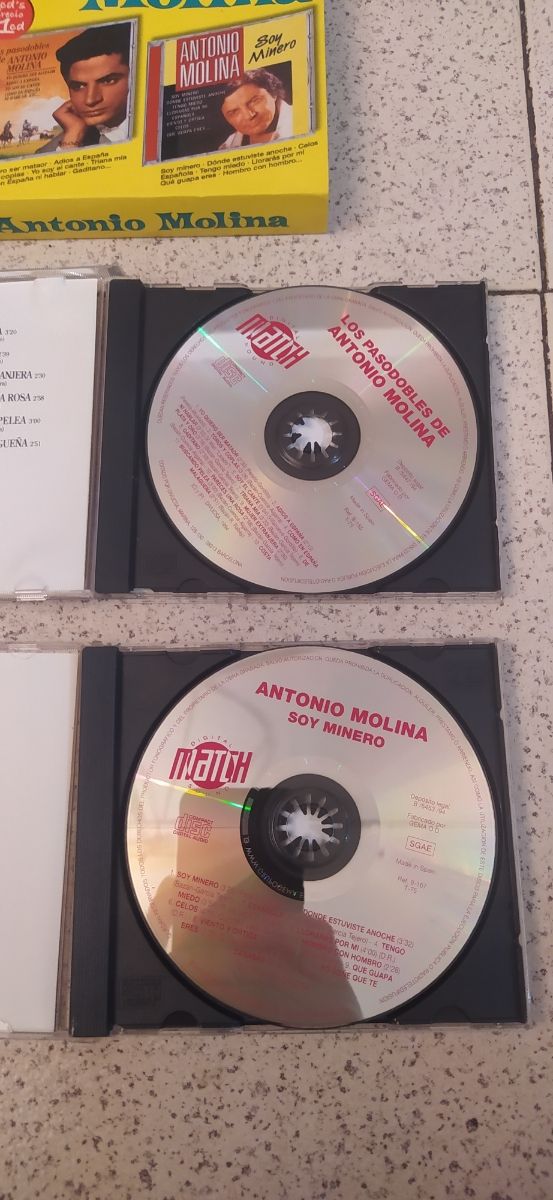 Doble cd original...ANTONIO MOLINA...los dos 10€..