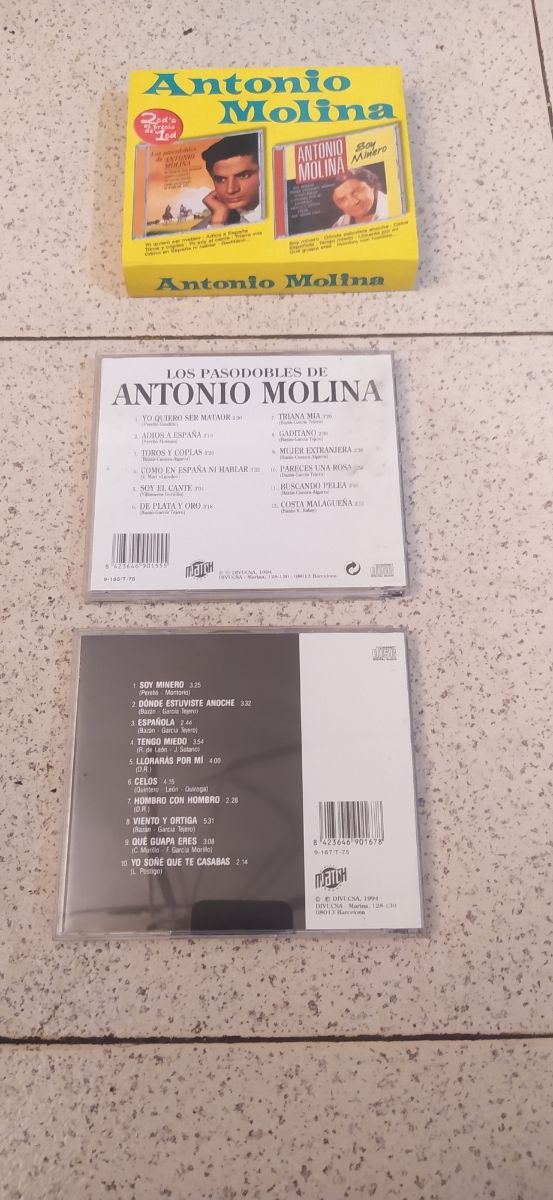 Doble cd original...ANTONIO MOLINA...los dos 10€..
