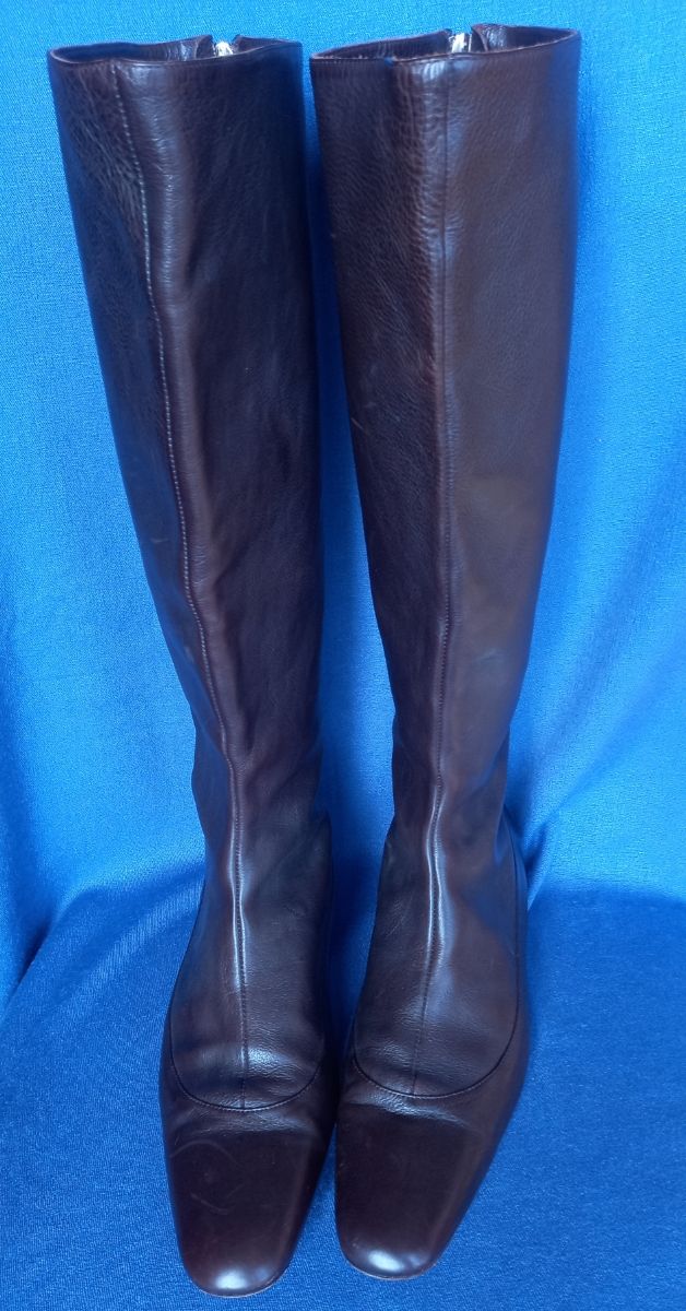 LOEWE, botas altas marrones