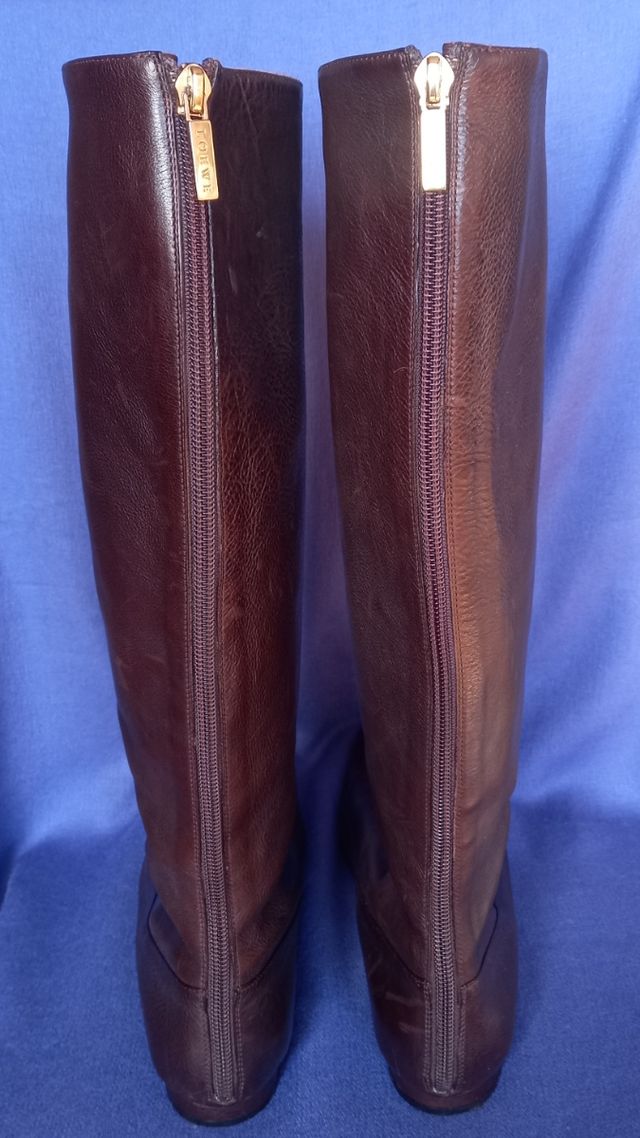 LOEWE, botas altas marrones