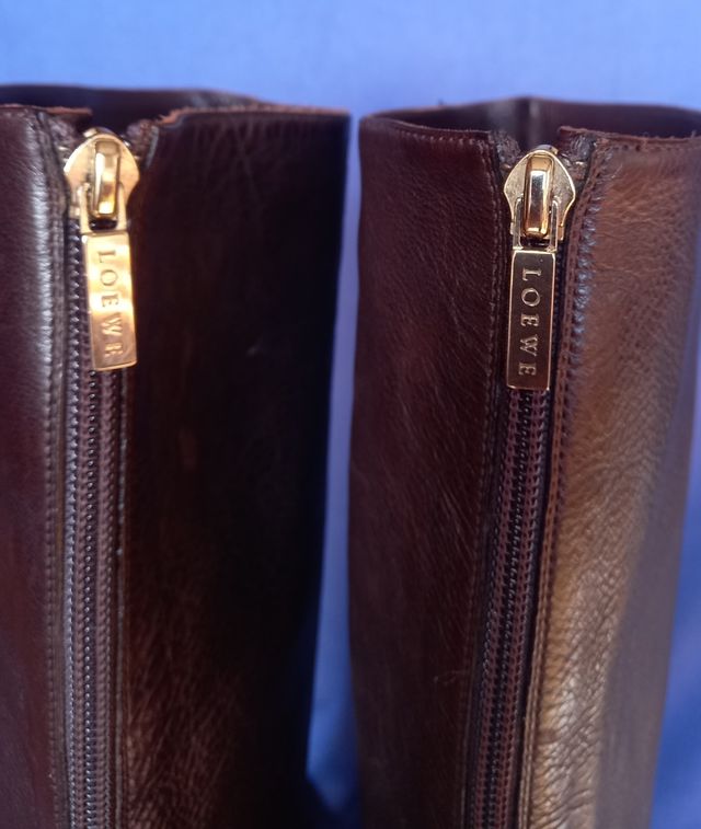 LOEWE, botas altas marrones