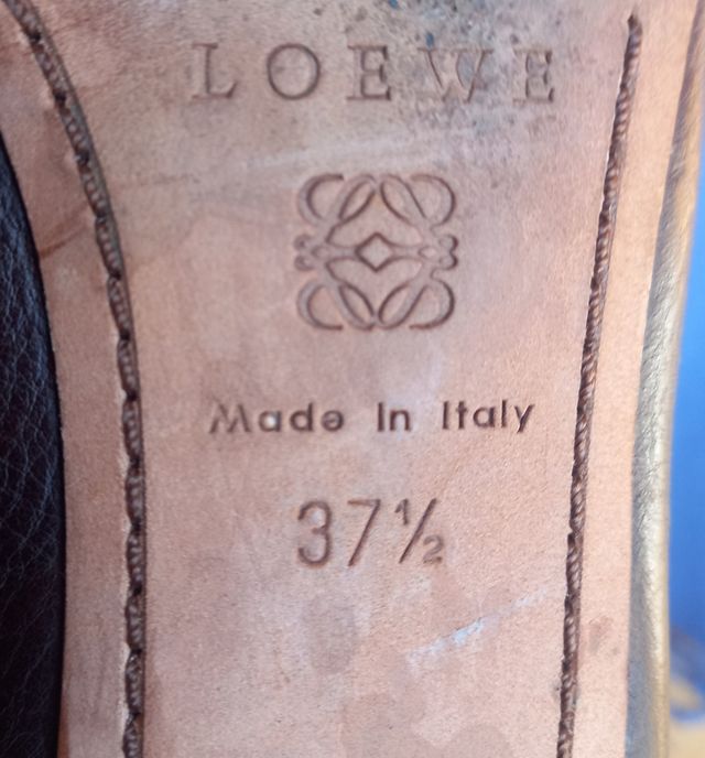 LOEWE, botas altas marrones