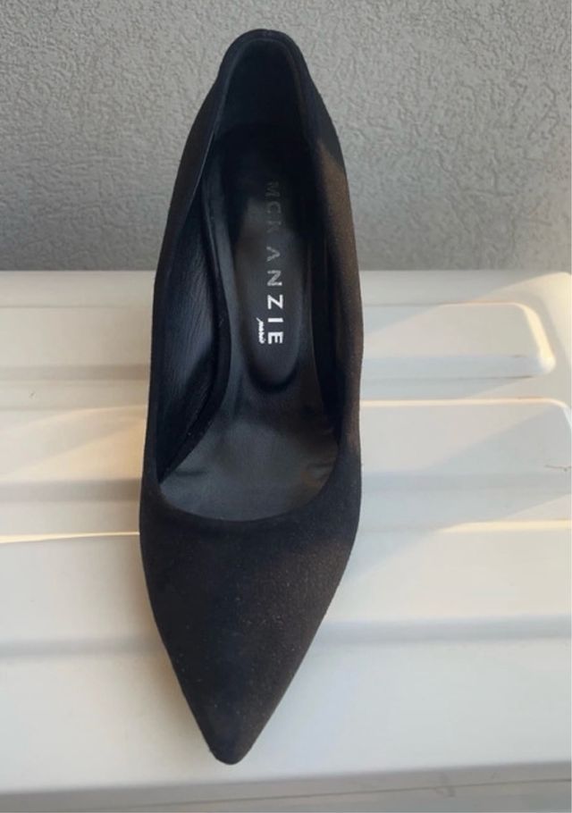 Décolleté camoscio nero 36 Mckanzie Paris