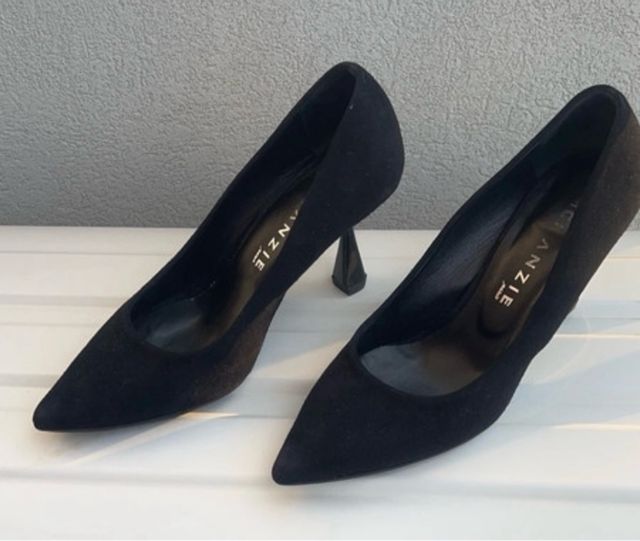 Décolleté camoscio nero 36 Mckanzie Paris