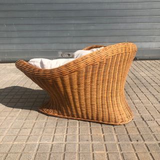 Silla Diseño de meditación yoga mimbre vintage