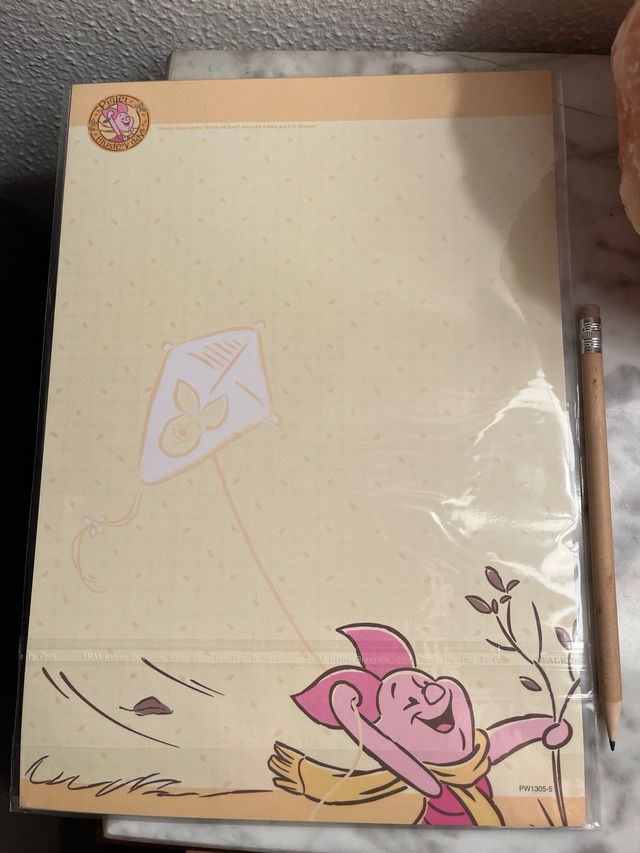 Paquete cartas perfumadas Disney Winnie de Pooh