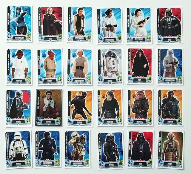CROMOS STAR WARS FORCE ATTAX Topps Carrefour 2016