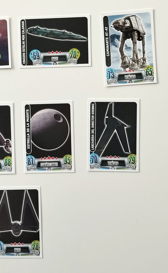 CROMOS STAR WARS FORCE ATTAX Topps Carrefour 2016