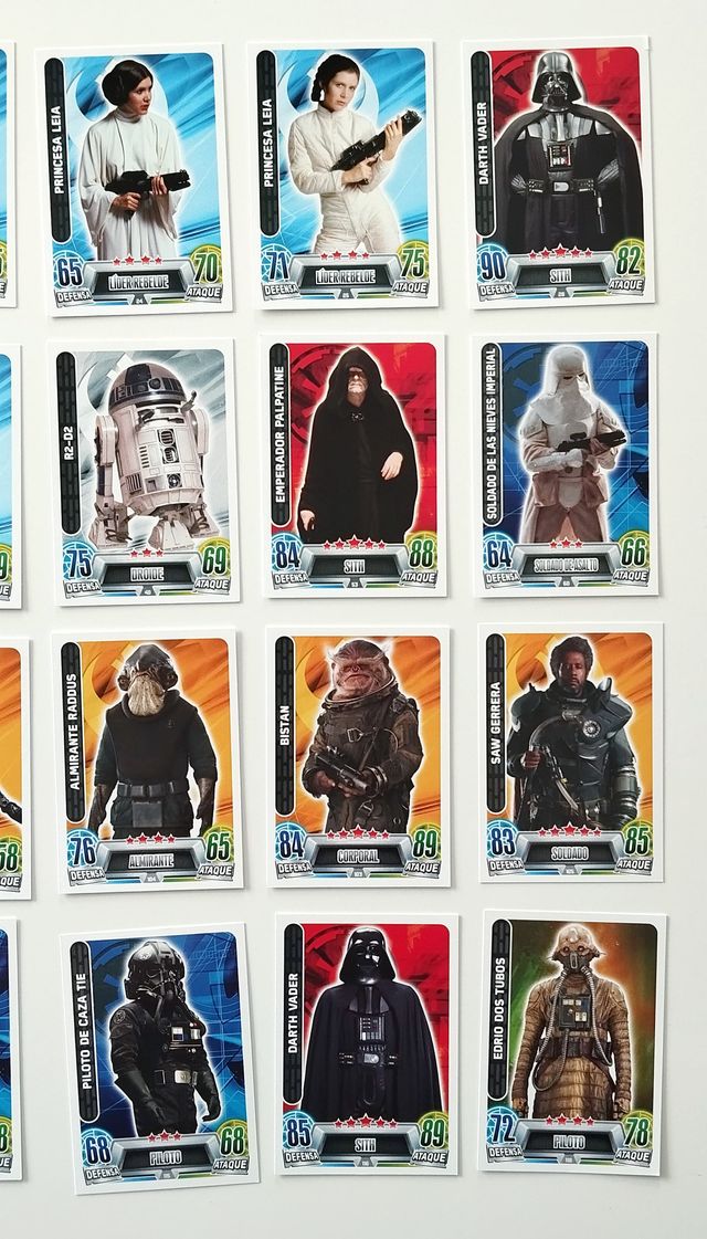 CROMOS STAR WARS FORCE ATTAX Topps Carrefour 2016