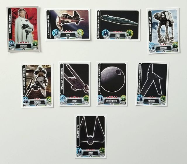 CROMOS STAR WARS FORCE ATTAX Topps Carrefour 2016