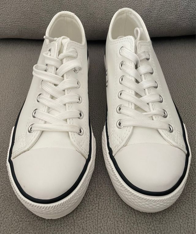 Converse bajas de polipiel