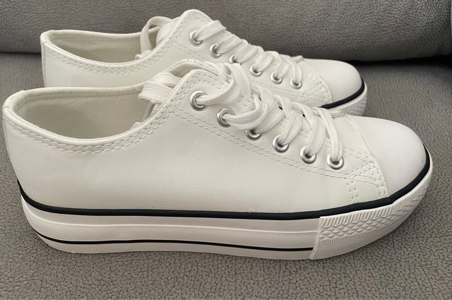 Converse bajas de polipiel