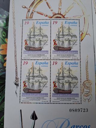 EMISIÓN FILATÉLICA BARCOS DE ESPAÑA