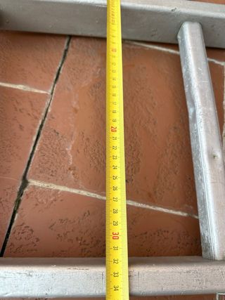 Escalera aluminio 1 tramo 4,40 mts