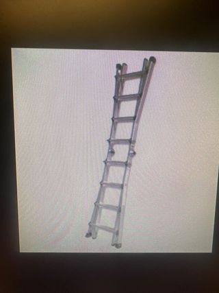 Escalera telescopica de aluminio