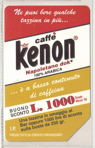 Schede Telefoniche "CAFFE' KENON"