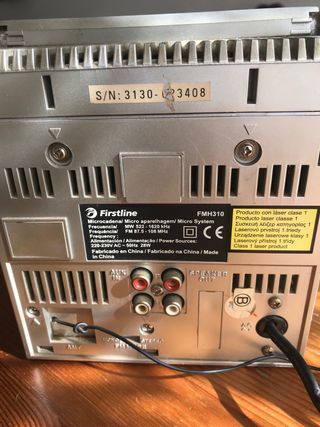 Minicadena Compac disc digital audio tuner