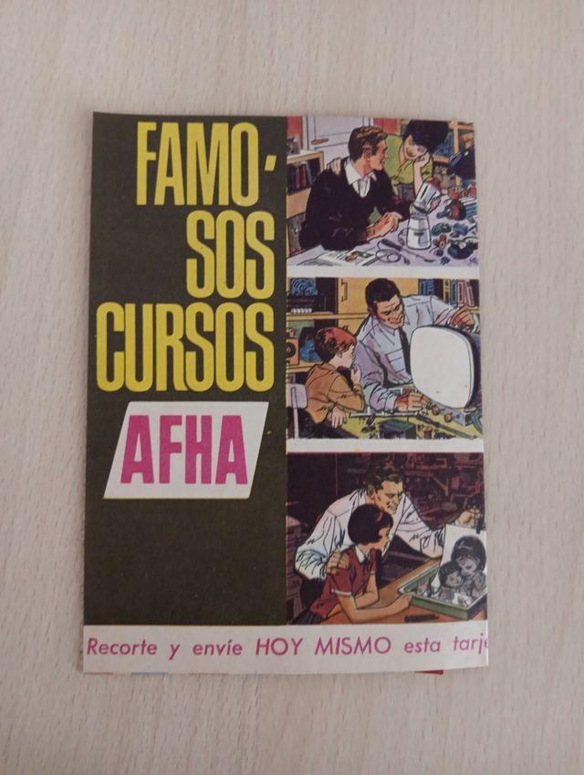 Triptico cursos AFHA