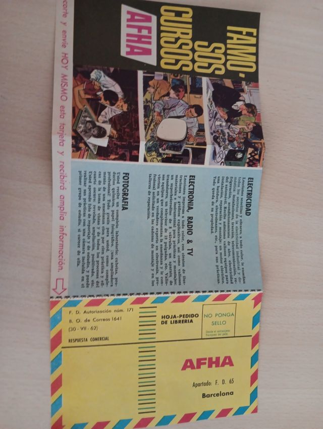 Triptico cursos AFHA