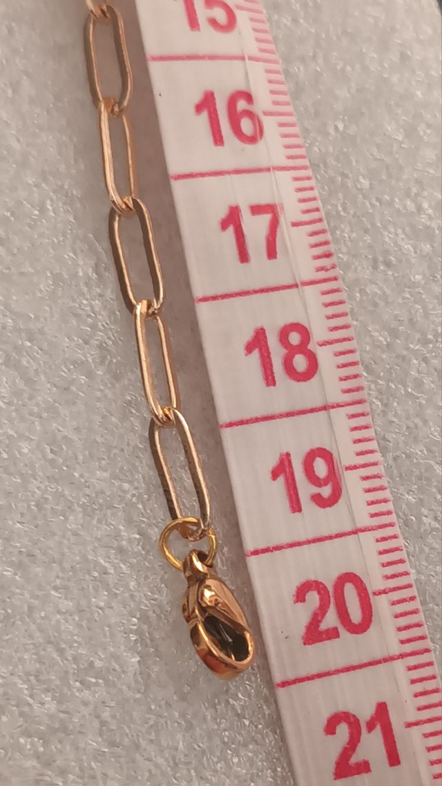 Bracciale in acciaio bagnato oro