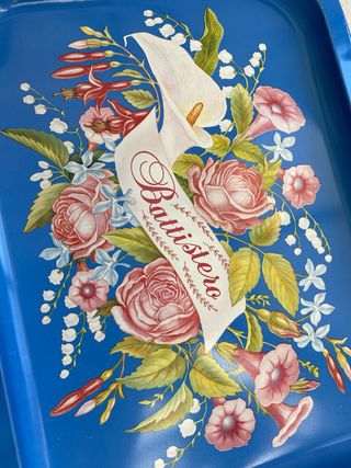 Vassoio di latta pubblicitario Battistero