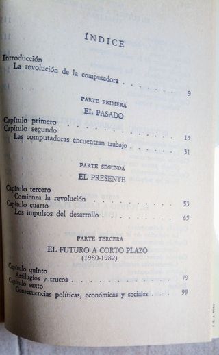Libro El fabuloso microprocesador. 1981