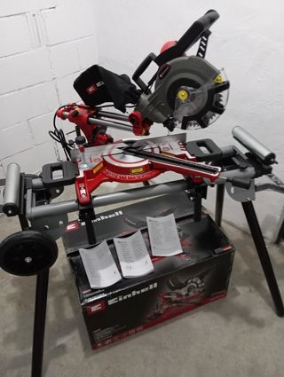 Sierra telescopica y mesa