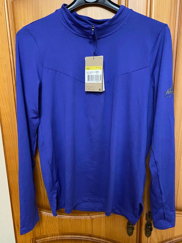 Camiseta running azul