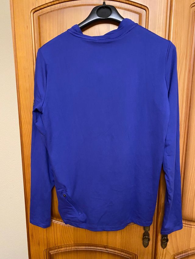 Camiseta running azul