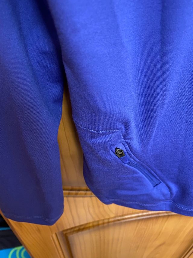 Camiseta running azul