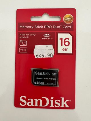 Tarjeta de memoria para Sony 16 GB
