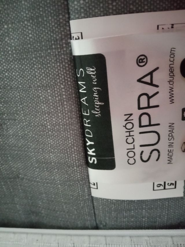 Colchón matrimonio supra 1,90cm x 1,50cm