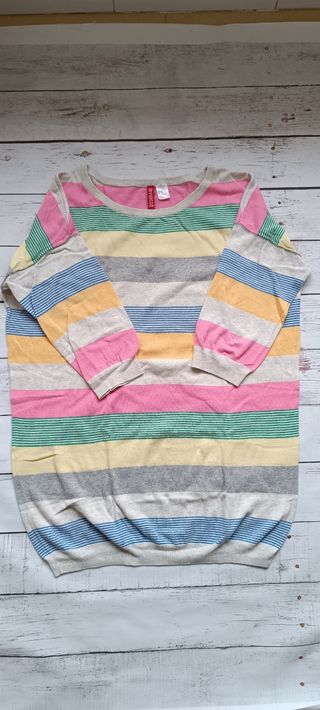 Jersey rayas multicolor 