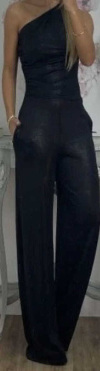 Conjunto brillo pantalón negro
