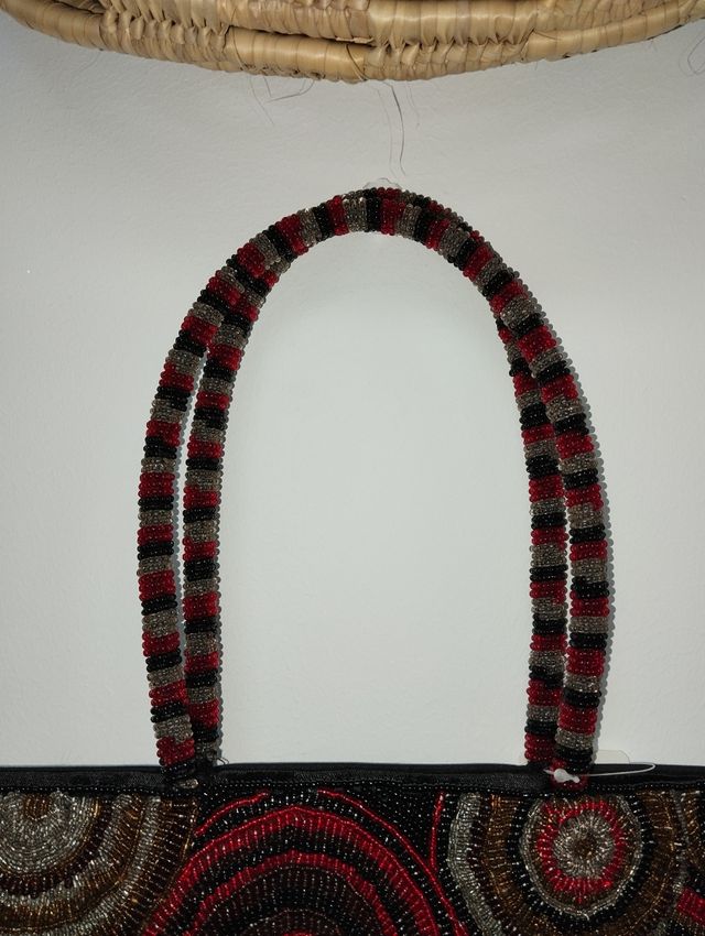 Bolso de Abalorios Floral