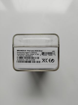 Caja iPod Nano Apple 4° Generación