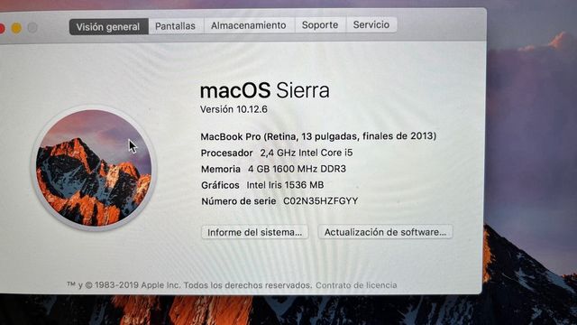 Macbook Pro Retina 13’
