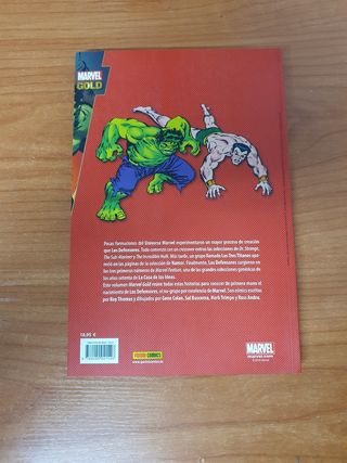 Lote 3 Tomos Marvel Gold Los Defensores