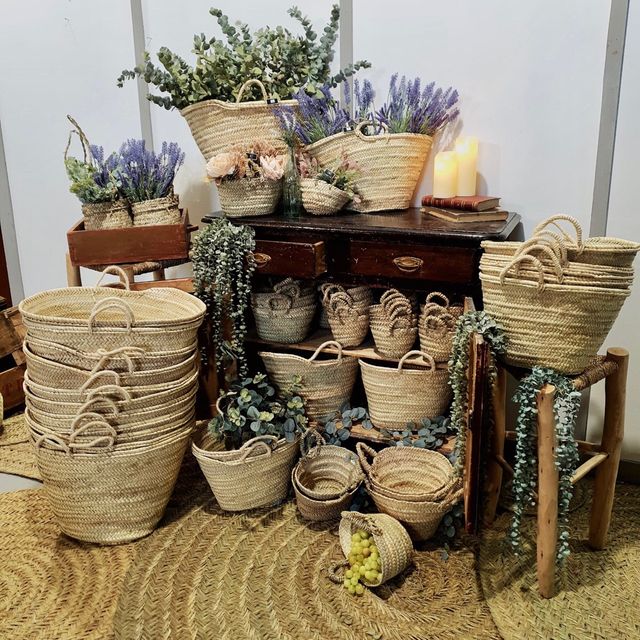 Cesteria para eventos y decoracion