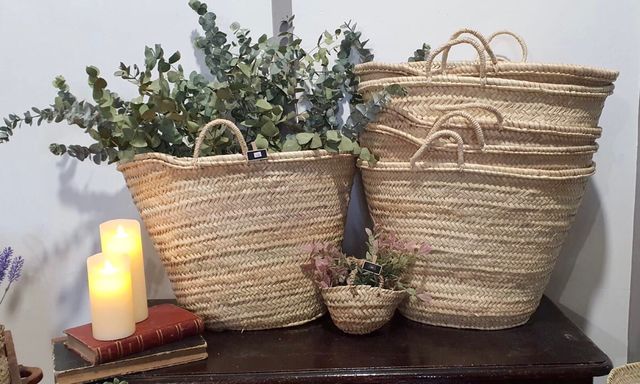 Cesteria para eventos y decoracion