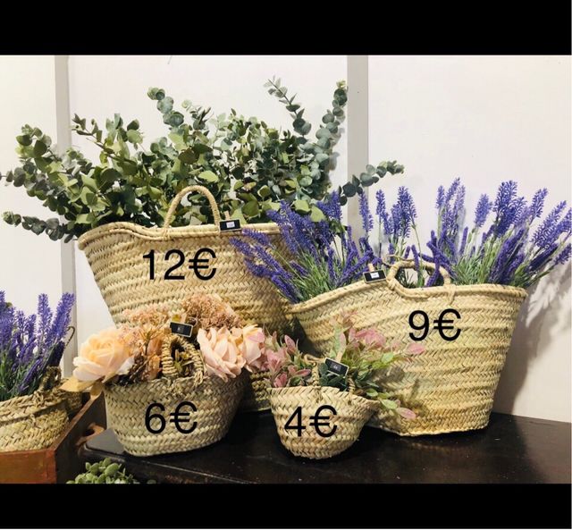 Cesteria para eventos y decoracion