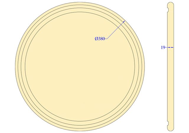 set tre taglieri pizza. Diametro 36 o 38 cm.NUOVI
