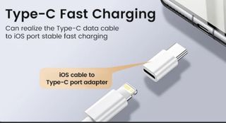 Adaptador lighting 8 pines Iphone a USB type-c 