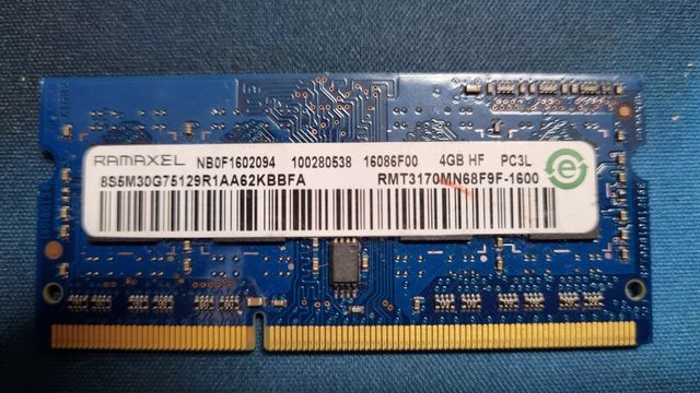 Memoria RAM Ramaxel DDR3 4GB portátil
