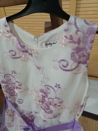 Vestido niña ceremonia. Talla 12.