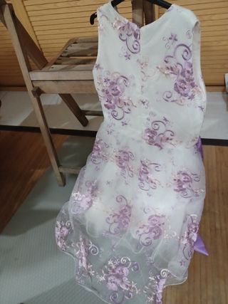 Vestido niña ceremonia. Talla 12.