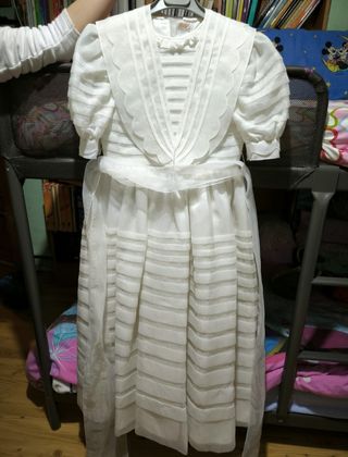 VESTIDO DE COMUNION BLANCO