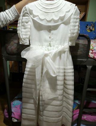 VESTIDO DE COMUNION BLANCO